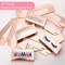 30 Pieces Empty Nail Package Box with 30 Pieces White Background Papers, Empty Pullable Display Packing Box, Press On Nails Packaging Box Set for Press on Nail Business, Empty Nail Tip Box Packaging - Rose Gold